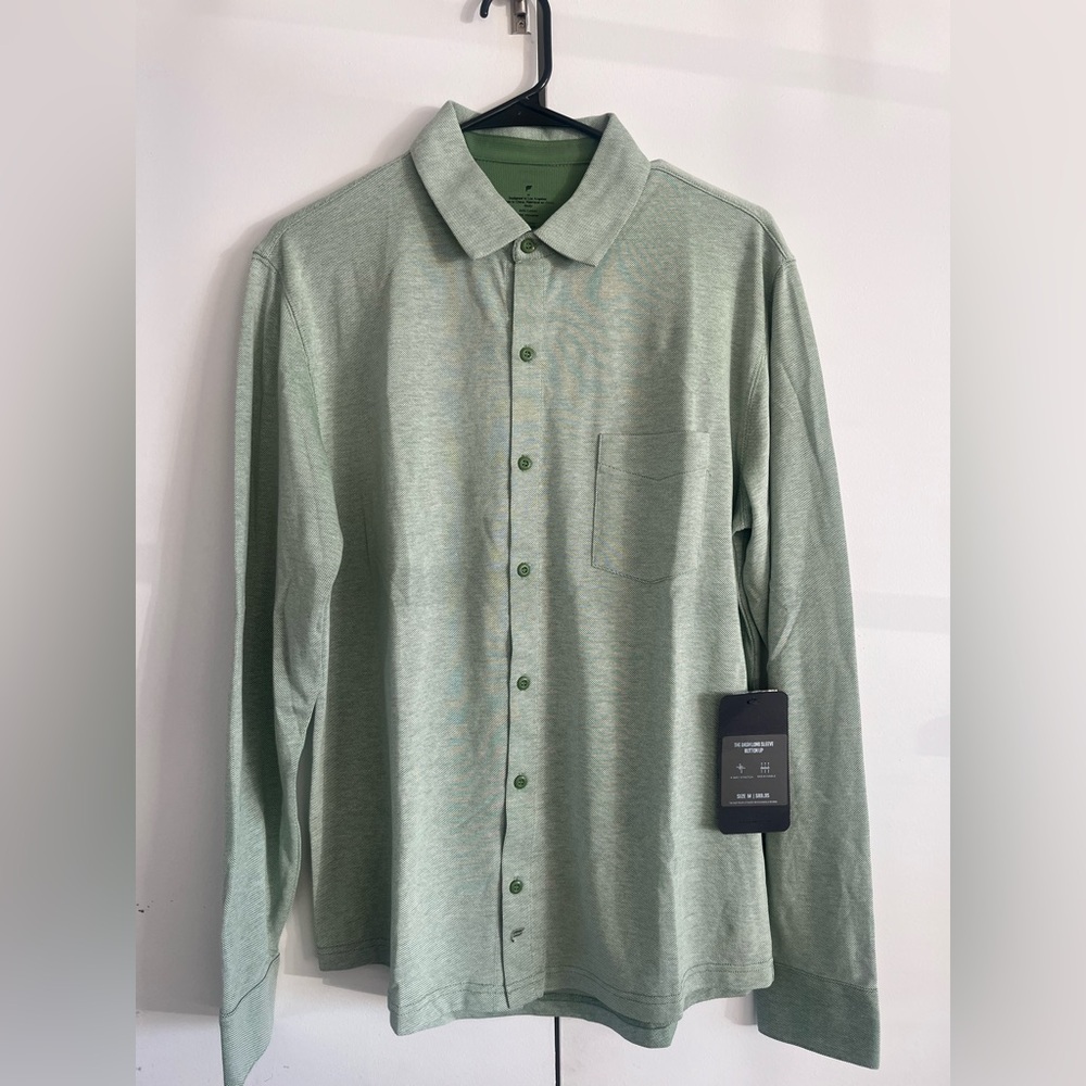THE DASH LONG SLEEVE BUTTON UP
Green Men's Shirt